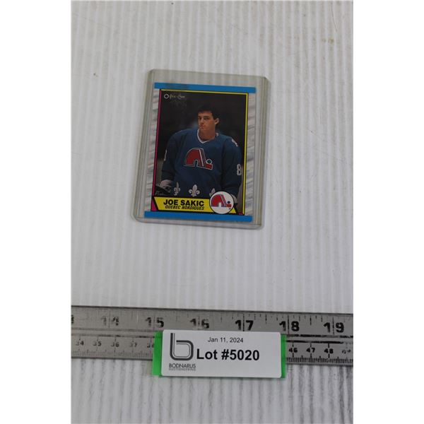 Joe Sakic 1989-90 OPC Rookie Hockey Card