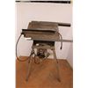 Image 1 : *Vintage Table Saw on Cast Iron Stand - Not Running But Has Motor