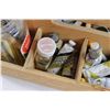 Image 5 : Assorted Art Supplies with Wooden Carrier
