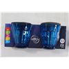 Image 2 : (4) Blue Cups, Clock