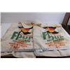 Image 1 : (2) Robin Hood Flour Sacks - Stained