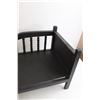 Image 3 : Wooden Doll Bed - 12" x 22 1/2" x 12"
