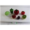 Image 1 : (7) Decorative Fruits - Some are Glass