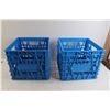 Image 4 : (2) Plastic Crates