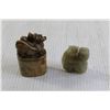 Image 4 : (2) Asian-Inspired Jade Decor Pieces