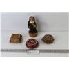 Image 1 : (3) Small Trinket Dishes - Nun Cork