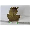Image 1 : Brass Egyptian Head