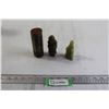 Image 1 : (3) Asian-Inspired Jade and Stone Decor Pieces
