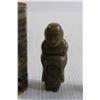 Image 3 : (3) Asian-Inspired Jade and Stone Decor Pieces