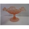 Image 4 : Pink Frosted Glass Footed Bowl