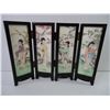 Image 5 : (7) Chinese Ceramic Jars and Vintage Miniature 4 Panel Room Divider