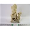 Image 1 : Antique Chinese Carved White Coral Statue-piece chipped off top