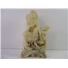 Image 2 : Antique Chinese Carved White Coral Statue-piece chipped off top
