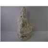 Image 2 : Quan Yin Buddha Sitting on a Lotus Statue-v 15" Tall