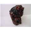 Image 3 : (1) Chinese Carved Wooden Foo Dog
