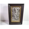 Image 2 : (2) Orient Themed Framed Metal Repousse Panel Pictures