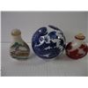 Image 5 : (8) Antique Small Oriental Jars and Glass Ball