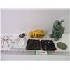 Image 1 : Incense Burner, Coasters, Bee Trinket Holder and Misc.