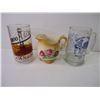 Image 5 : Vintage Expandable Accordion Wood Peg Rack, Cups/Sacers, Steins, Beer Mugs, Small Pitcher