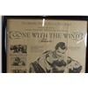 Image 2 : Framed Gone with the Wind Poster - 19 1/4" x 25"