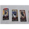 Image 4 : (4) Sets JELL-O Team Canada Spoons with Stickers - Sealed, (8) JELL-O 1999 NHL Super Skills Cards