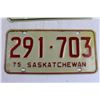 Image 2 : Saskatchewan 1974 and 1975 License Plates