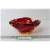 Image 1 : Red Art Glass Dish