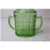 Image 3 : Uranium Glass Sugar Bowl