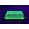 Image 1 : Uranium Glass Butter Dish