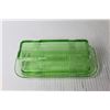 Image 3 : Uranium Glass Butter Dish