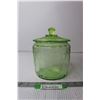Image 2 : Uranium Glass Sugar Dish (Chipped)