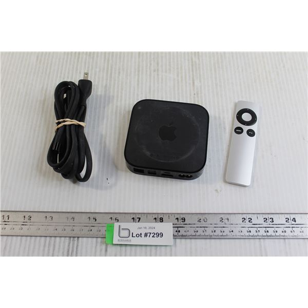 Apple TV 2nd Gen with Remote and Cord Untested Bodnarus Auctioneering