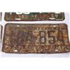 Image 5 : (4) Antique Saskatchewan License Plates - (2) 1956, 1957, 1959