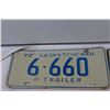 Image 4 : (4) Antique Saskatchewan License Plates - (3) 1976, 1972