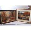 Image 1 : (2) Scenic Landscape Paintings by Robert Wood, Anthony - 28"x22", 24"x28"