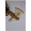 Image 2 : Reproduction Decorative Bone Hatchet w/ Fur