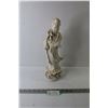 Image 1 : Asian Inspired Figurine w/ White Lotus