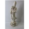 Image 2 : Asian Inspired Figurine w/ White Lotus