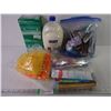 Image 1 : Soft-soap Refill,(2) Kimwipes,(14) Toothbrushes, Face Cloths, Hair Items