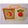 Image 3 : Lot of toys with Vintage Fisher Price Clock Radio