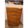 Image 1 : *Wooden 6-Drawer Dresser - 16" x 27" x 47" High