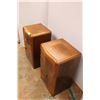Image 4 : *(2x Bid Price) Pair of Wooden End Tables 14" x 15" x 26" High