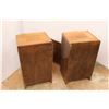 Image 5 : *(2x Bid Price) Pair of Wooden End Tables 14" x 15" x 26" High