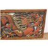 Image 3 : *Wooden Dragon Plaque - 14" x 36"