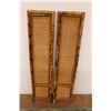 Image 6 : *Pair of Decorative Asian Nature Screens - 9 1/2" x 46"