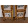 Image 2 : *Pair of Decorative Asian Nature Screens - 9 1/2" x 46"