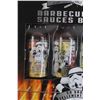 Image 2 : (4) Star Wars Stormtrooper Barbecue Sauces - Sealed