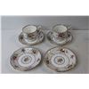 Image 3 : Royal Albert Petit Point Pattern China - (9) Saucers, (7) Tea Cups