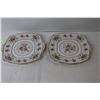 Image 2 : Royal Albert Petit Point Pattern China - (2) Serving Plates, (9) Small Plates