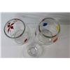 Image 3 : (2) Glass Hand Painted Cookie Jars With One Lid